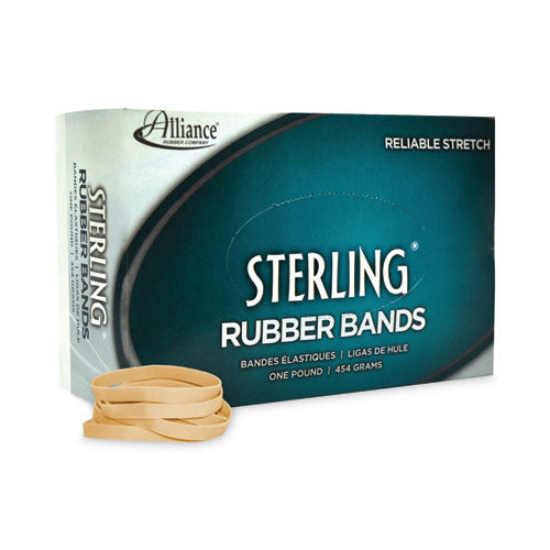 Sterling Rubber Bands, Size 62, 0.03" Gauge, Crepe, 1 Lb Box, 600/box