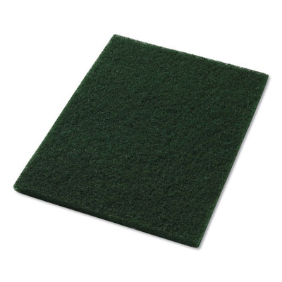 Scrubbing Pads, 17" Diameter, Green, 5/carton