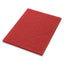 Buffing Pads, 20" Diameter, Red, 5/carton