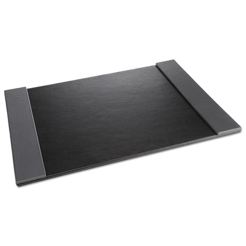 Monticello Desk Pad, With Fold-out Sides, 24 X 19, Black