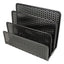 Urban Collection Punched Metal Letter Sorter, 3 Sections, Dl To A6 Size Files, 6.5" X 3.25" X 5.5", White