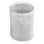 Urban Collection Punched Metal Pencil Cup, 3.5" Diameter X 4.5"h, Black