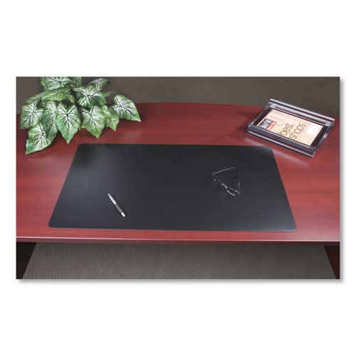 Rhinolin Ii Desk Pad With Antimicrobial Protection, 24 X 17, Black