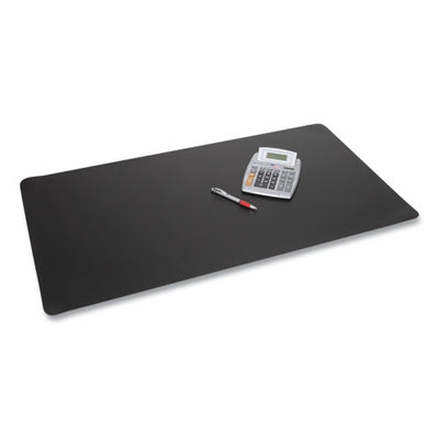 Rhinolin Ii Desk Pad With Antimicrobial Protection, 36 X 20, Black