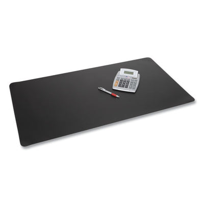 Rhinolin Ii Desk Pad With Antimicrobial Protection, 36 X 24, Black