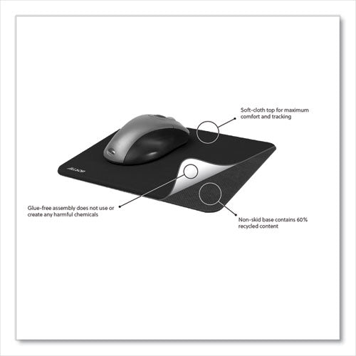 Naturesmart Mouse Pad, 8.5 X 8, Leaf Raindrop Design