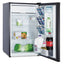 4.4 Cf Refrigerator, 19 1/2"w X 22"d X 33"h, Black/stainless Steel