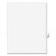 Preprinted Legal Exhibit Side Tab Index Dividers, Avery Style, 10-tab, 17, 11 X 8.5, White, 25/pack, (1017)
