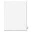 Preprinted Legal Exhibit Side Tab Index Dividers, Avery Style, 10-tab, 24, 11 X 8.5, White, 25/pack, (1024)