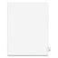Preprinted Legal Exhibit Side Tab Index Dividers, Avery Style, 10-tab, 49, 11 X 8.5, White, 25/pack, (1049)