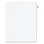Preprinted Legal Exhibit Side Tab Index Dividers, Avery Style, 10-tab, 52, 11 X 8.5, White, 25/pack, (1052)