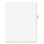 Preprinted Legal Exhibit Side Tab Index Dividers, Avery Style, 10-tab, 59, 11 X 8.5, White, 25/pack, (1059)