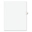 Preprinted Legal Exhibit Side Tab Index Dividers, Avery Style, 10-tab, 60, 11 X 8.5, White, 25/pack, (1060)