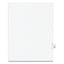 Preprinted Legal Exhibit Side Tab Index Dividers, Avery Style, 10-tab, 70, 11 X 8.5, White, 25/pack, (1070)