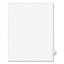 Preprinted Legal Exhibit Side Tab Index Dividers, Avery Style, 10-tab, 73, 11 X 8.5, White, 25/pack, (1073)