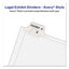 Preprinted Legal Exhibit Side Tab Index Dividers, Avery Style, 25-tab, 51 To 75, 11 X 8.5, White, 1 Set, (1332)