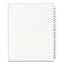 Preprinted Legal Exhibit Side Tab Index Dividers, Avery Style, 25-tab, 76 To 100, 11 X 8.5, White, 1 Set, (1333)