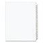 Preprinted Legal Exhibit Side Tab Index Dividers, Avery Style, 25-tab, 201 To 225, 11 X 8.5, White, 1 Set, (1338)