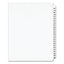 Preprinted Legal Exhibit Side Tab Index Dividers, Avery Style, 25-tab, 226 To 250, 11 X 8.5, White, 1 Set, (1339)