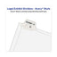Avery-style Preprinted Legal Side Tab Divider, 26-tab, Exhibit C, 11 X 8.5, White, 25/pack, (1373)