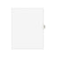 Avery-style Preprinted Legal Side Tab Divider, 26-tab, Exhibit E, 11 X 8.5, White, 25/pack, (1375)