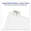 Avery-style Preprinted Legal Side Tab Divider, 26-tab, Exhibit E, 11 X 8.5, White, 25/pack, (1375)