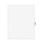 Avery-style Preprinted Legal Side Tab Divider, 26-tab, Exhibit F, 11 X 8.5, White, 25/pack, (1376)