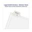 Avery-style Preprinted Legal Side Tab Divider, 26-tab, Exhibit F, 11 X 8.5, White, 25/pack, (1376)