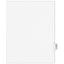 Avery-style Preprinted Legal Side Tab Divider, 26-tab, Exhibit H, 11 X 8.5, White, 25/pack, (1378)