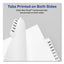 Preprinted Legal Exhibit Side Tab Index Dividers, Avery Style, 26-tab, C, 11 X 8.5, White, 25/pack, (1403)