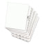 Preprinted Legal Exhibit Side Tab Index Dividers, Avery Style, 26-tab, C, 11 X 8.5, White, 25/pack, (1403)