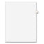 Preprinted Legal Exhibit Side Tab Index Dividers, Avery Style, 26-tab, F, 11 X 8.5, White, 25/pack, (1406)