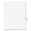 Preprinted Legal Exhibit Side Tab Index Dividers, Avery Style, 26-tab, Q, 11 X 8.5, White, 25/pack, (1417)