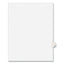 Preprinted Legal Exhibit Side Tab Index Dividers, Avery Style, 26-tab, T, 11 X 8.5, White, 25/pack, (1420)