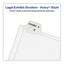 Preprinted Legal Exhibit Side Tab Index Dividers, Avery Style, 26-tab, T, 11 X 8.5, White, 25/pack, (1420)