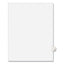 Preprinted Legal Exhibit Side Tab Index Dividers, Avery Style, 26-tab, V, 11 X 8.5, White, 25/pack, (1422)