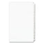 Preprinted Legal Exhibit Side Tab Index Dividers, Avery Style, 25-tab, 1 To 25, 14 X 8.5, White, 1 Set, (1430)