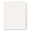 Preprinted Legal Exhibit Side Tab Index Dividers, Allstate Style, 26-tab, A To Z, 11 X 8.5, White, 1 Set, (1700)