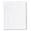 Preprinted Legal Exhibit Side Tab Index Dividers, Allstate Style, 25-tab, 51 To 75, 11 X 8.5, White, 1 Set, (1703)