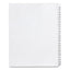 Preprinted Legal Exhibit Side Tab Index Dividers, Allstate Style, 25-tab, 126 To 150, 11 X 8.5, White, 1 Set, (1706)