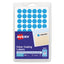 Handwrite Only Self-adhesive Removable Round Color-coding Labels, 0.5" Dia, Light Blue, 60/sheet, 14 Sheets/pack, (5050)