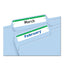 Printable 4" X 6" - Permanent File Folder Labels, 0.69 X 3.44, White, 7/sheet, 36 Sheets/pack, (5203)