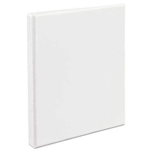 Heavy-duty Non Stick View Binder With Durahinge And Slant Rings, 3 Rings, 0.5" Capacity, 11 X 8.5, White, (5234)