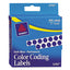Handwrite-only Permanent Self-adhesive Round Color-coding Labels In Dispensers, 0.25" Dia, Dark Blue, 450/roll, (5793)