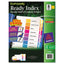 Customizable Table Of Contents Ready Index Dividers With Multicolor Tabs, 8-tab, 1 To 8, 11 X 8.5, White, 3 Sets
