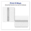 Customizable Toc Ready Index Black And White Dividers, 12-tab, Jan. To Dec., 11 X 8.5, 1 Set