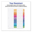 Customizable Toc Ready Index Multicolor Tab Dividers, 12-tab, Jan. To Dec., 11 X 8.5, White, Traditional Color Tabs, 1 Set
