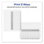 Customizable Toc Ready Index Black And White Dividers, 15-tab, 1 To 15, 11 X 8.5, 1 Set