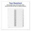 Customizable Toc Ready Index Black And White Dividers, 15-tab, 1 To 15, 11 X 8.5, 1 Set