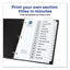 Customizable Toc Ready Index Black And White Dividers, 15-tab, 1 To 15, 11 X 8.5, 1 Set